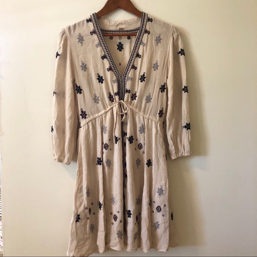 Free People // Tan Color Dress // Size M